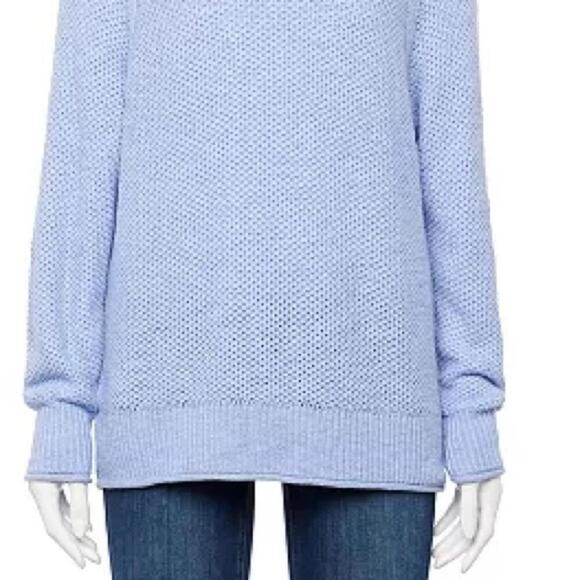 3 set sweaters Women's Croft Barrow, SO,Classic Cable-Knit Crewneck, V Neck - Picture 10 of 10